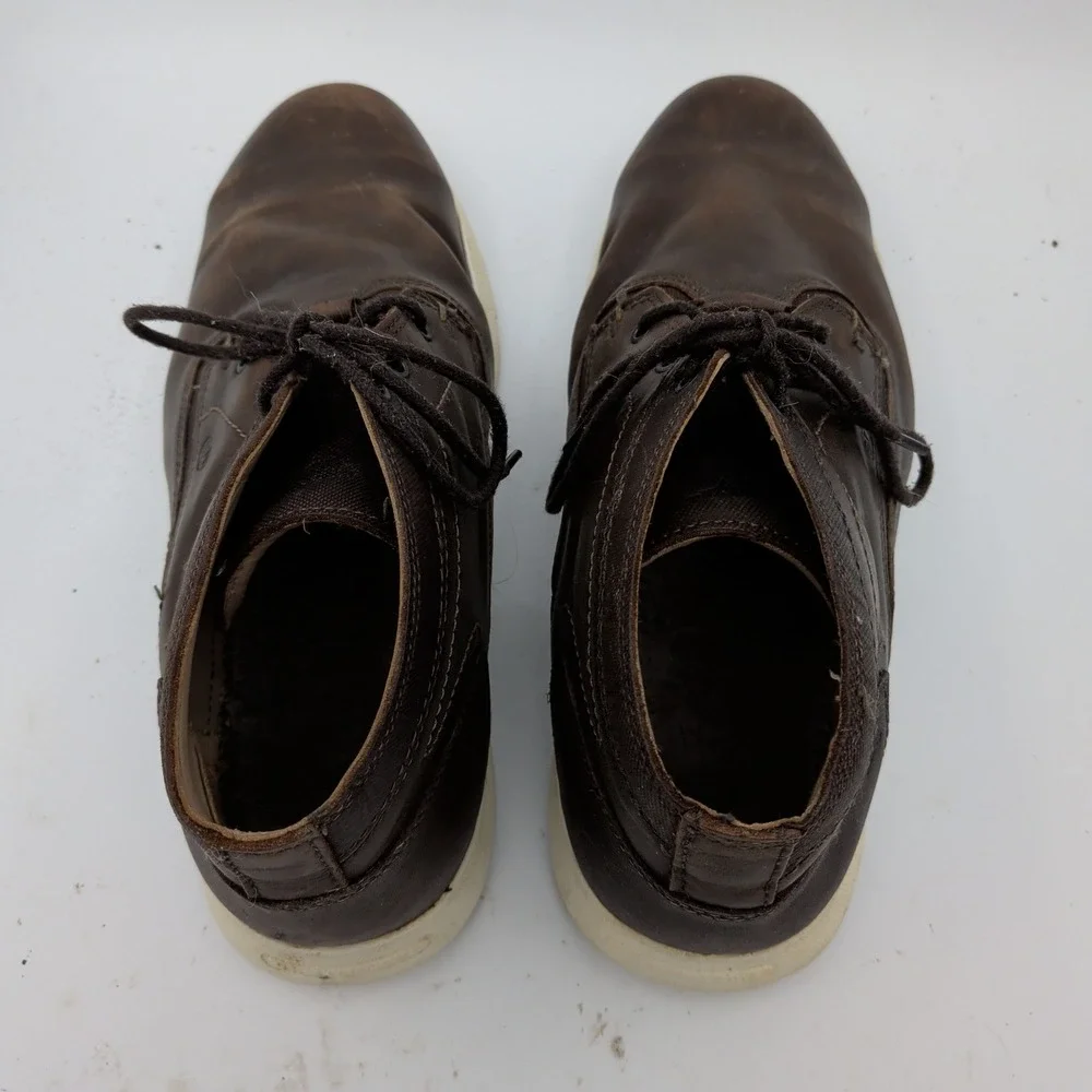 Red Wing 6719 Mens Brown Leather Safety Toe Chukka Work Boots Size 12 E2 Wide